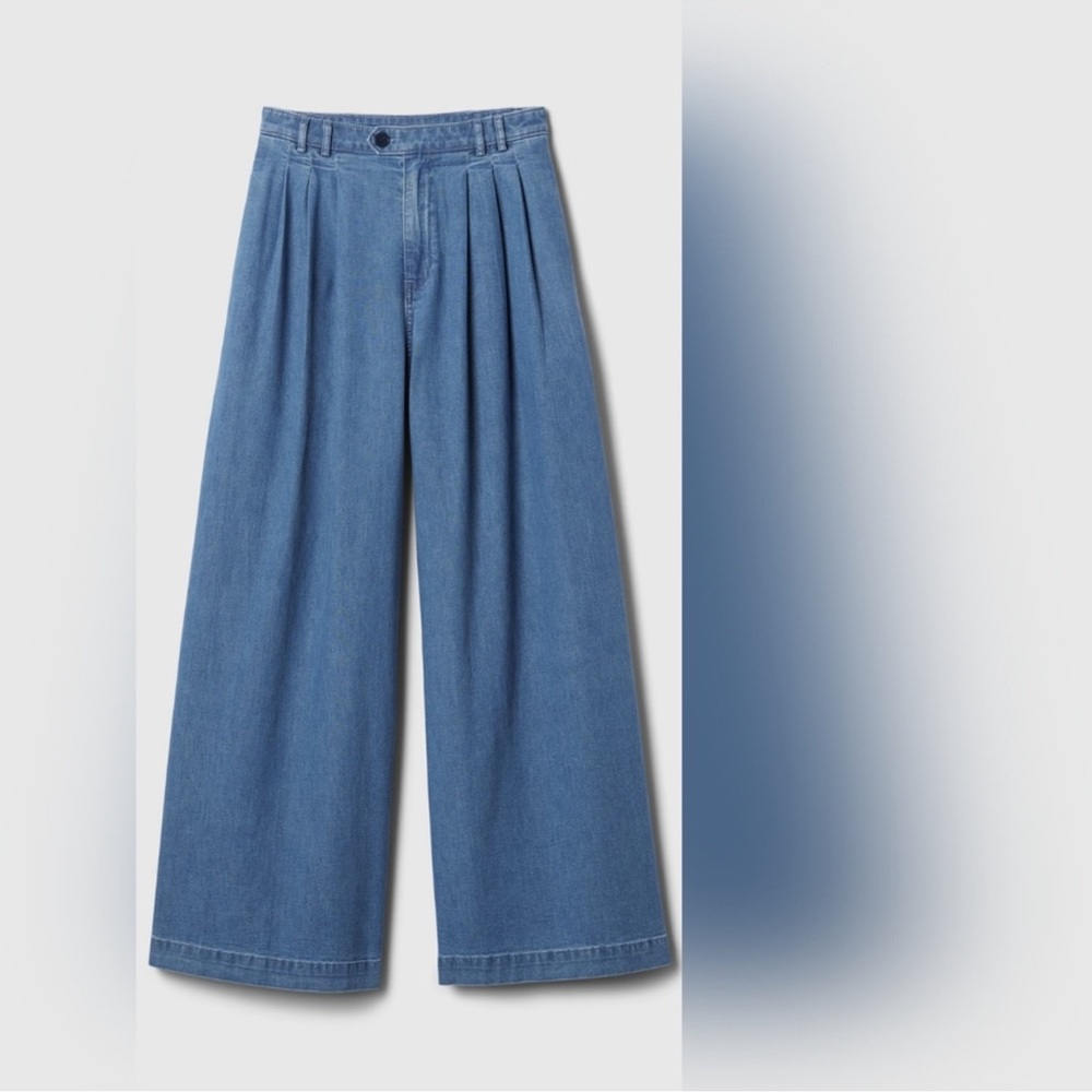 Gap x Doen Denim High Rise Trousers - Picture 7 of 8